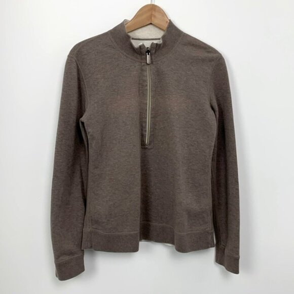 Tommy Bahama Reversible 1/2 Zip Sweatshirt - Picture 1 of 9